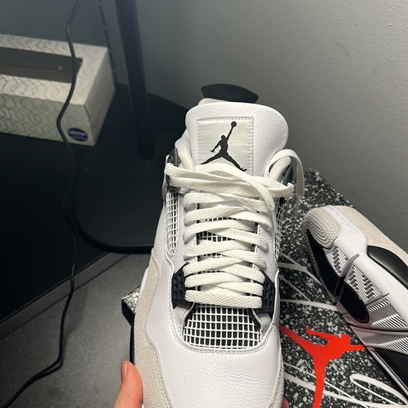 Jordan 4 military black size 14 - Picture 2 of 9